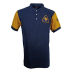 Playera Polo Pumas Azul Y Oro Hombre Adulto Manga Corta